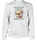 Duck Today Is Slap An Idiot Day I039M Gonna Be Busy Long Sleeve T Shirt