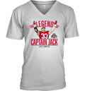 Captain Jack Sawyer The Legend Of Ohio State V Neck T Shirt