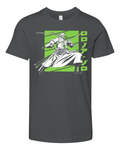 Anime White And Green Roronoa Zoro Premium Youth T Shirt