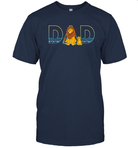 Disney The Lion King Simba And Mufasa Dad T Shirt