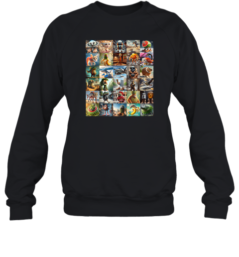 Every Italian Brainrot Meme Italian Brainrot Collection Sweatshirt