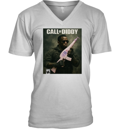 Baby Oil Call Of Diddy V Neck T Shirt