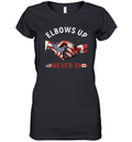 Canada Elbows Up Never 51 Women039S V Neck T Shirt