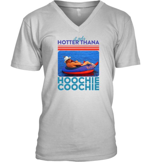 Alan Jackson Hotter Than A Hoochie Coochie V Neck T Shirt