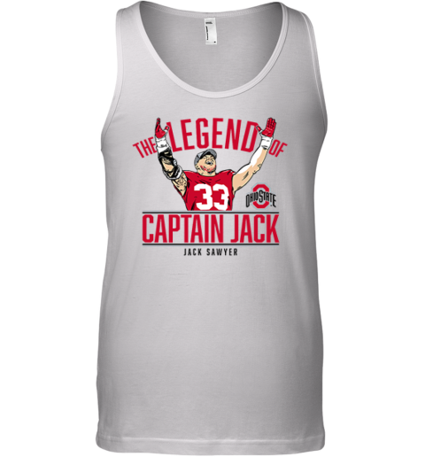 Captain Jack Sawyer The Legend Of Ohio State Tank Top