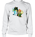 Bingo And Bluey Gangster Long Sleeve T Shirt