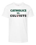 Catholics Vs Cultists Premium Youth T Shirt