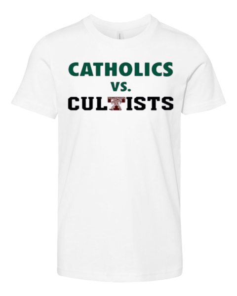 Catholics Vs Cultists Premium Youth T Shirt