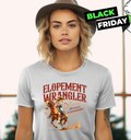 Cowgirl Elopement Wrangler All Behavior Is Communication Women039S T Shirt