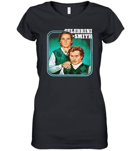 Celebrini Smith Step Brothers Women039S V Neck T Shirt