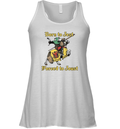 Born To Jest Forced To Joust Racerback Tank