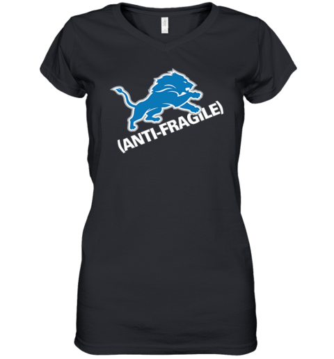 Detroit Lions Anti Fragile Women039S V Neck T Shirt