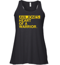 Ava Jones Heart Of A Warrior Racerback Tank