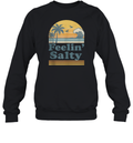 Feelin039 Salty Beach Summer Vacation Vintage Sweatshirt