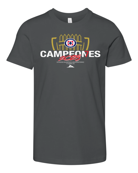 Cruz Azul Campeones 2025 Premium Youth T Shirt