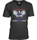 Bobby Nash In Loving Memory Bobby Cap Nash V Neck T Shirt