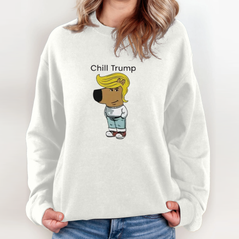 Donald Trump Chill Guy Meme Sweatshirt