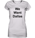 Anthony Edwards Wearing We Want Dallas Women039S V Neck T Shirt