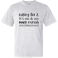 Eating For 2 It039S Me Amp My Inner Fatass Notpregnant Dyed Heavyweight T Shirt