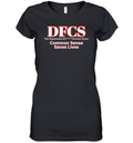 Dfcs The Department Of Fuck Common Sense Women039S V Neck T Shirt