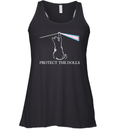 Cat Rock Music Trans Pride Protect The Dolls Racerback Tank