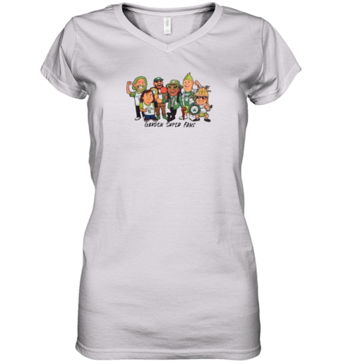 Boston Celtics Garden Super Fans Women039S V Neck T Shirt