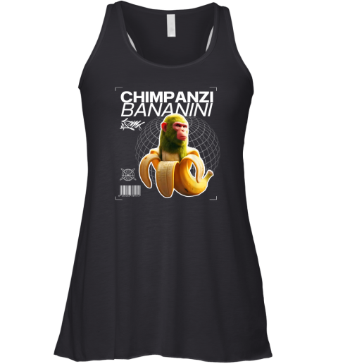 Chimpanzi Bananini Monkey Banana Racerback Tank