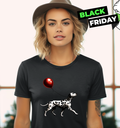 Dalmatian With Red Balloon Women039S T Shirt