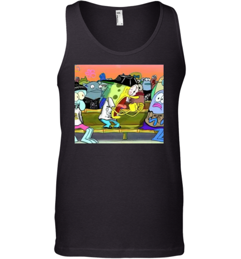 Angry Spongebob Tank Top