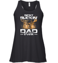 Best Buckin039 Dad Ever Tee Deer Hunting Bucking Father Racerback Tank