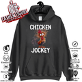 Chicken Jockey Fun Gag Novelty Hoodie