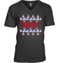 Buffalo Bills Merry Christmas V Neck T Shirt