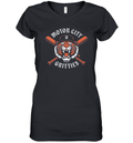 Detroit Tigers Motor City Gritties Women039S V Neck T Shirt