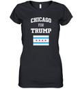 Chicago For Trump Women039S V Neck T Shirt