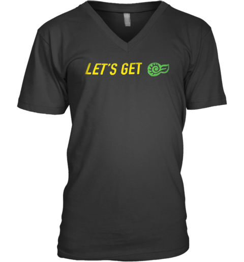 Board Game Lets Get Wild Shirt Fun Party And Tabletop Gamer V Neck T Shirt