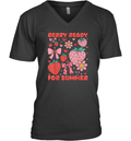 Berry Ready For Summer V Neck T Shirt