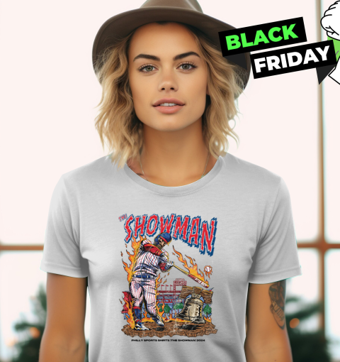 Bryce Harper Philadelphia Phillies The Showman Women039S T Shirt