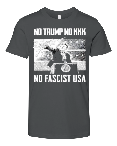 Elon Musk No Trump No Kkk No Fascist Usa Premium Youth T Shirt