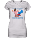 Call Me New England Cause I Got Massivehugetits Women039S V Neck T Shirt