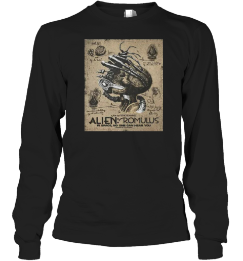 Alien Romulus In Space No One Can Hear You Long Sleeve T Shirt