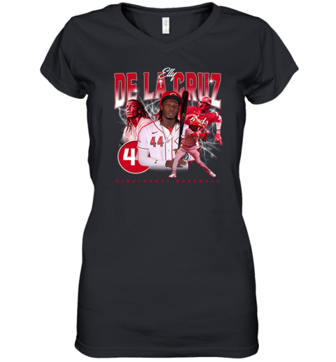 Elly De La Cruz Women039S V Neck T Shirt