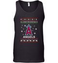 All I Want For Christmas Is Angels Xmas Tank Top