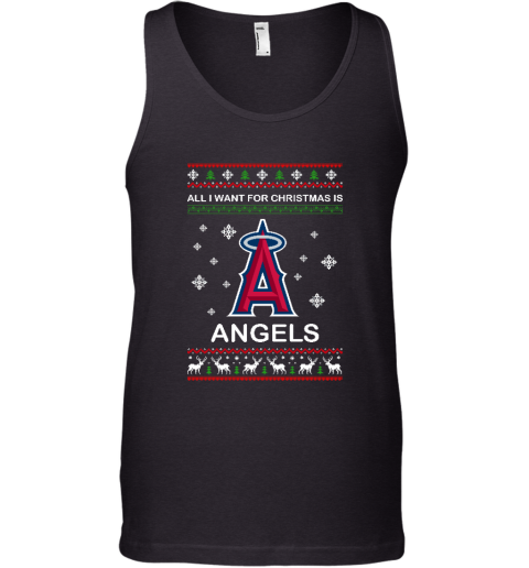 All I Want For Christmas Is Angels Xmas Tank Top