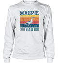 Best Duck Dad Men Magpie Dad Long Sleeve T Shirt