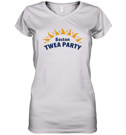 Boston Twea Party Big Logo Twisted Tea Women039S V Neck T Shirt