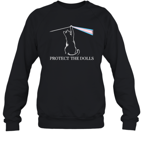Cat Rock Music Trans Pride Protect The Dolls Sweatshirt