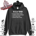 Dilf Shirt Funny Dilf Dad Definition Hoodie