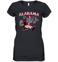 Alabama Crimson Tide Big Al Women039S V Neck T Shirt