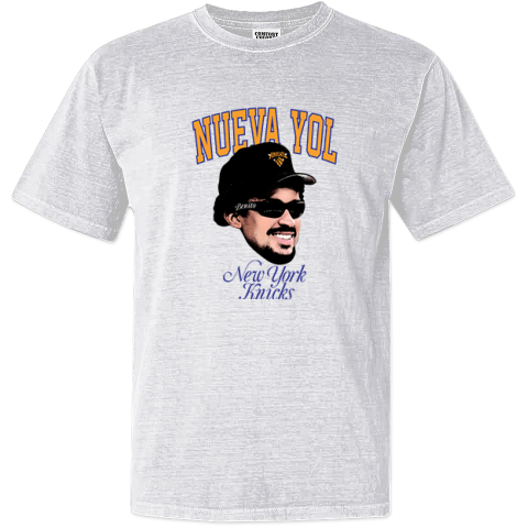 Bad Bunny Nuevayol Knicks Benito Fan New York Knicks Dyed Heavyweight T Shirt