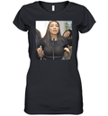 Alexandria Ocasio Cortez Aoc See Through Women039S V Neck T Shirt